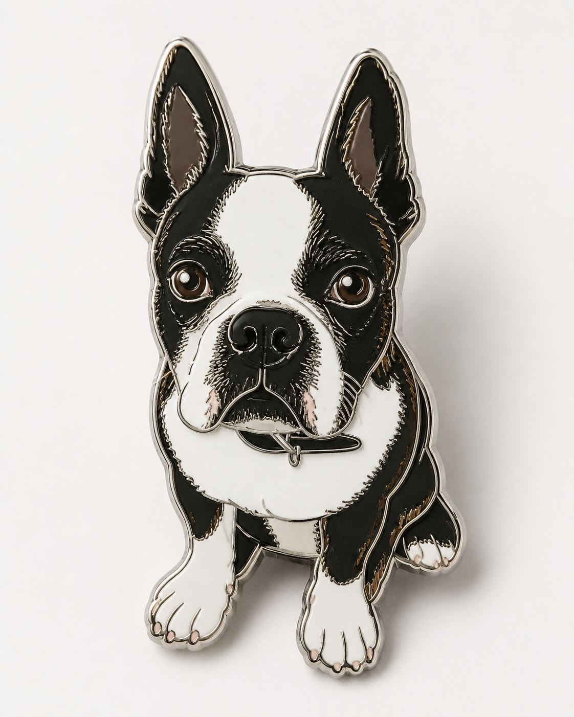 Jack dog enamel pin