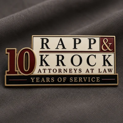 Custom corporate lapel pin example